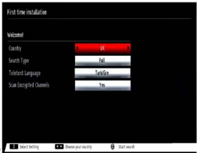 VESTEL 42PF7175 - First Time Installation - 2