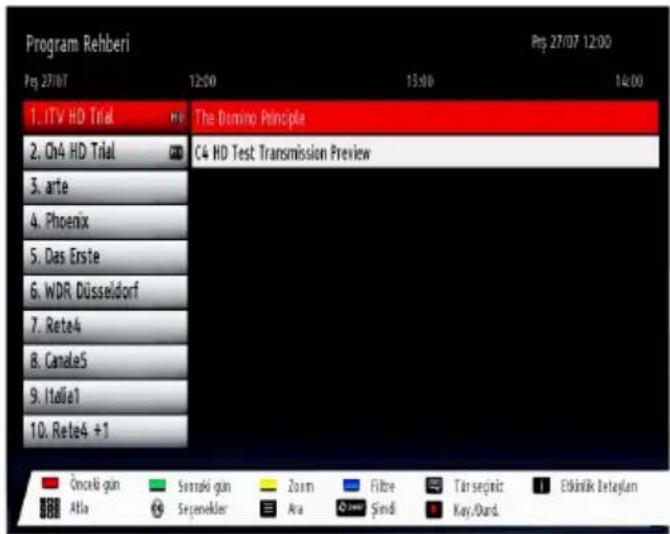 VESTEL 32PF7175 - Elektronik Program Rehberi (EPG) - 1