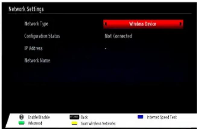 VESTEL 32PF7175 - Configuring Wireless Device Settings (Optional) - 1