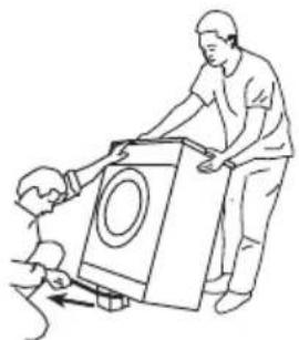 BEKO WMY 81683 PRLB2 - Avlägsna förpackningsmaterialet - 1