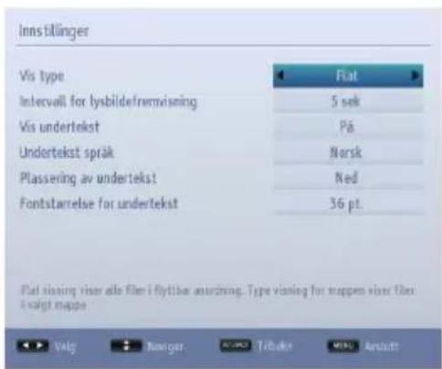 TOSHIBA 32W3453DN - Medieleserinnstillinger - 1