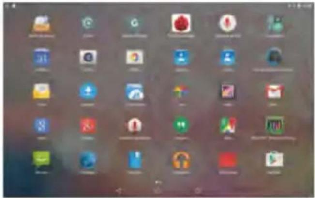 Screenshot of a smartphone home screen displaying multiple app icons including Windows, macOS, and iOS.