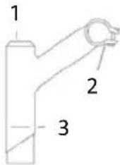 Kayoba Sigge 630-076 - Handlebar stem - 1