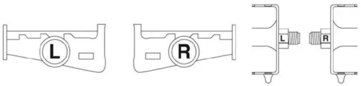 L R L R