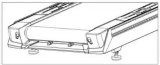 Sportsmaster T610 - 3-4 Opp-vatring av tredemøllen (Horizontal Justering) - 1