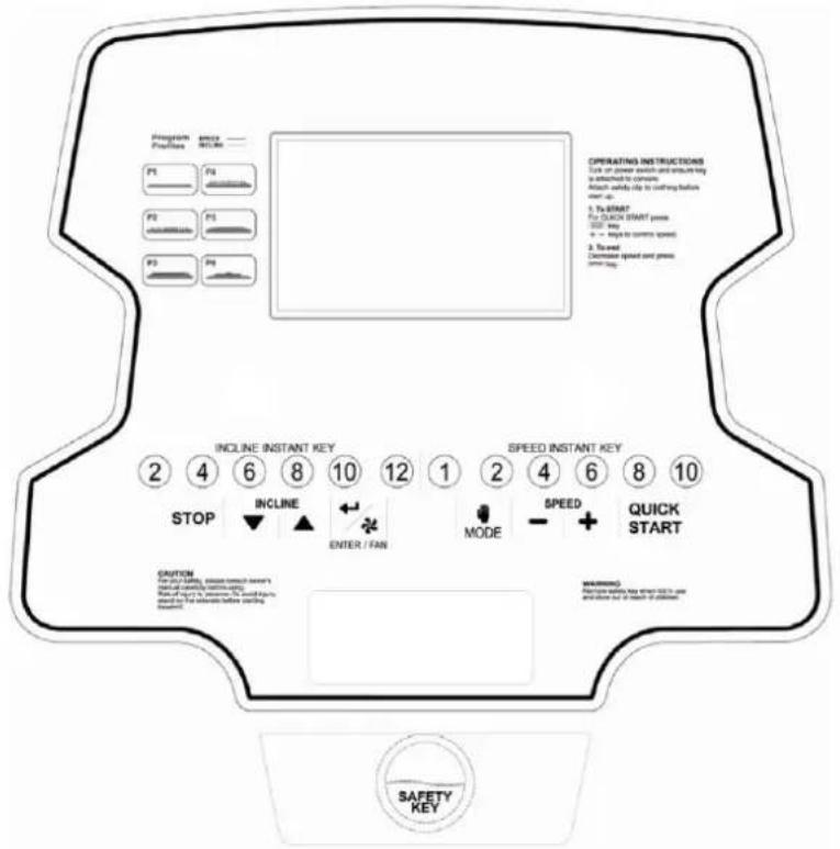 Sportsmaster T2 - Betjeningspanel - 1