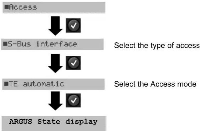 Argus 126 - Switching back from leased line mode - 1