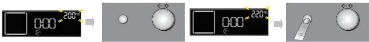 200°C 0:00 220°C