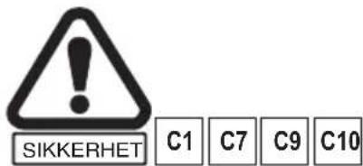 SIKKERHET C1 C7 C9 C10