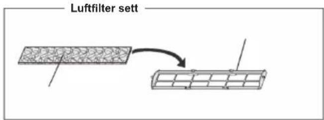 FUJITSU ASYA18LCC - Installer luftfiltrene (2 sett) - 1