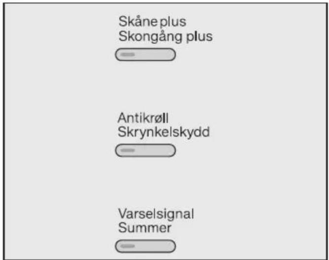MIELE TMC 640 WP - Valg av opsjoner eller startforvalg (eventuelt) - 1