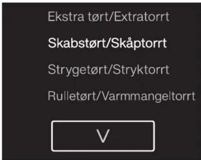 MIELE TMC 640 WP - Tørketrinnsprogrammer - 1