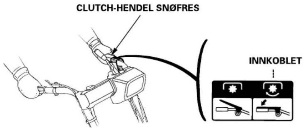 CLUTCH-HENDEL SN∅FRES INNKOBLET