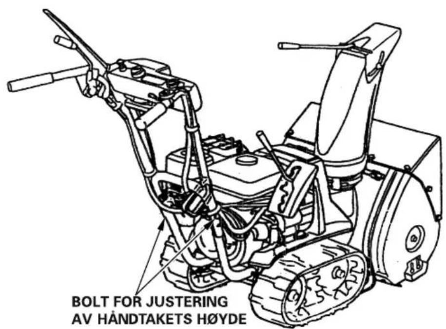 BOLT FOR JUSTERING AV HÅNDTAKETS H∅YDE