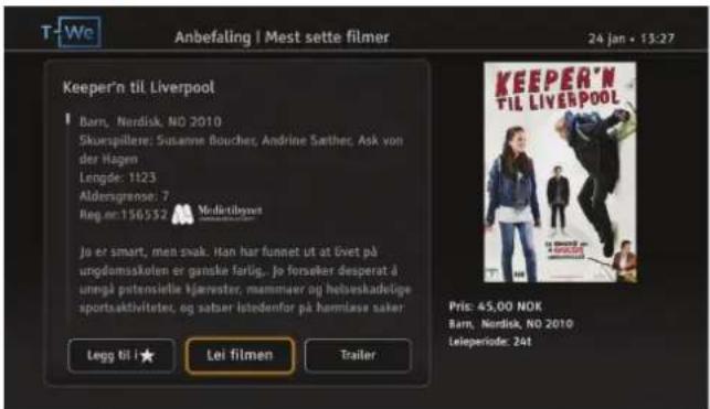 T-Wc Anbefaling | Mest sette filmer 24 jan • 13:27 Keeper'n til Liverpool Barn, Nordisk, NO 2010 Skurspillere: Susanne Boucher, Andrine Sæther, Ask von der Hagen Lengde: 1123 Aldersgrense: 7 Reg. nr: 156552 Modetilgout Jo er smart, men snak. Han har funnet ut at Evet på ungdomsskolen er ganske forlig., Jo forsøker desperot å umrå potensietle kjærvster, mammuer og helseskadelige sportsaktivitutes, og satuer istedenfor på hermlasse saker Legg til i ★ Lei filmen Trailer KEEPER'N TIL LIVERPOOL Pris: 45,00 NOK Barn, Nordisk, NO 2010 Leleperiode: 24t