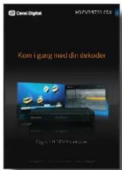 Comi Digital H0.PVS 5720.06X Kom i gang med din dekoder Digital HD/DS-348000