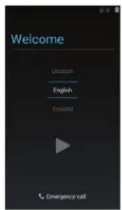 Welcome Deutsch English Español Emergency call