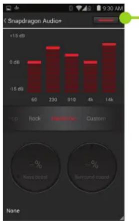 Snapdragon Audio+ +15 dB 0 dB -15 dB 60 230 910 4k 14k Drop Rock Hubble Custom -% % -% Rass Debat Surrounded soap None