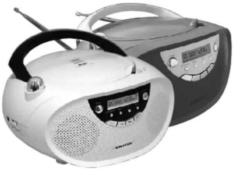 United DAB1010 - Bærbar CD og Mp3 spiller med DAB / DAB+ - 1