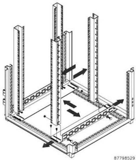 Hoffman P1032CN - Frame-reduCing braCketS For FrameS or grid StrapS A-T-O - 1
