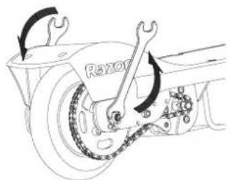 RAZER E100 - ☐ Chain and Rear Wheel Replacement - 2