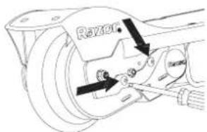 RAZER E100 - ☐ Chain and Rear Wheel Replacement - 1