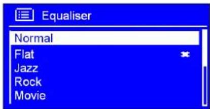 Equaliser Normal Flat Jazz Rock Movie