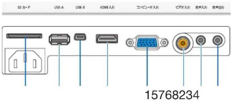 NEC L102WJD - 接続端子部 - 1