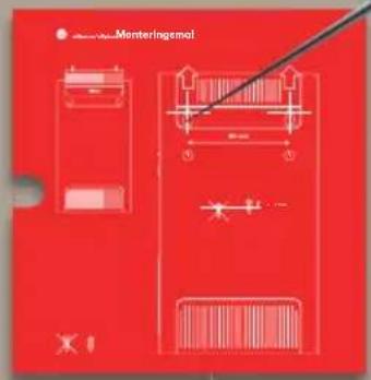 Monteringemal ① ② X 1