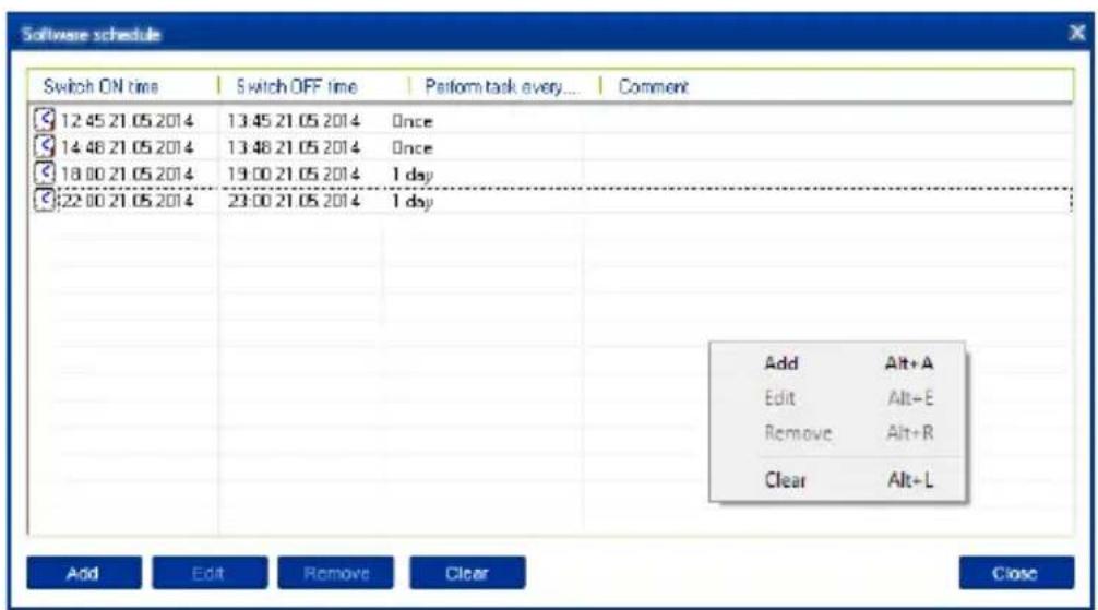 EnerGenie EG-PM1W-001 WiFi - Setting up software schedule - 1