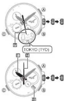CASIO G-Shock MTG-S1000BD-1AER - Manuell innstilling av gjeldende tid og dato - 1