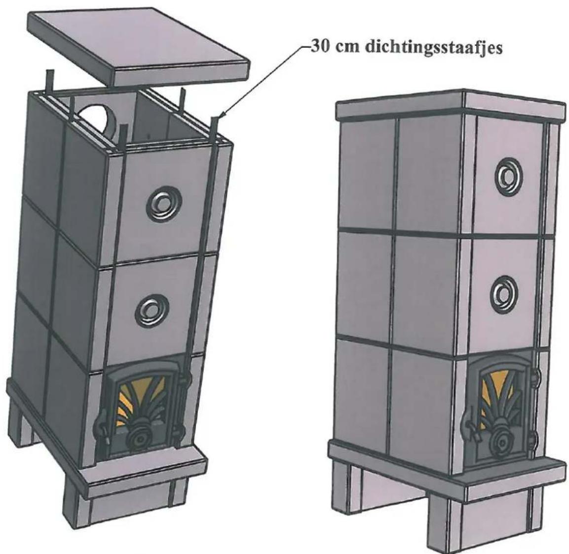 30 cm dichtingsstaafjes