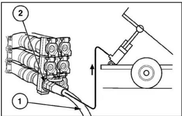 Case Farmall 105U - Deltefordelere“Diverter” - 4