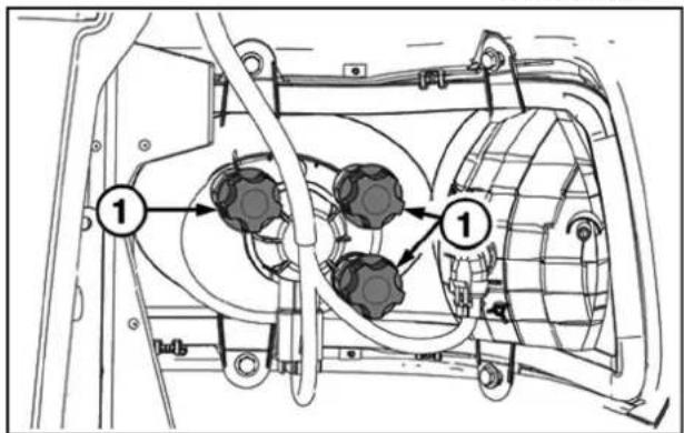 Case Farmall 105U - Sekundærsikringsboks - 2