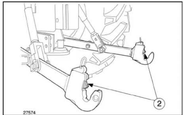 Case Farmall 95U - Nedretrekkstengermedteleskopiskeender (tillegg) - 5