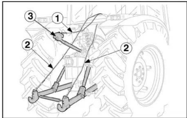 Case Farmall 95U - Nedretrekkstengermedteleskopiskeender (tillegg) - 6