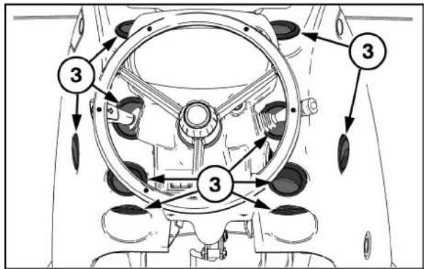 Case Farmall 95U - Lydsystem(hvismontert) - 2