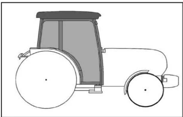 Case Farmall 95U - Åpnedørenefrainnsiden - 1