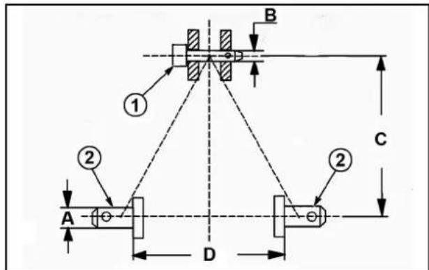 Case Farmall 95U - Nedretrekkstengermedteleskopiskeender (tillegg) - 8