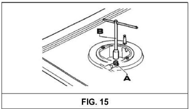 BLANCO CG904WWXFFC - BURNER ARRANGEMENT ON THE HOT PLATE - 2