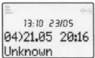 13:10 23/05 04)21.05 20:16 Unknown