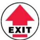 Panduit PCT-1081-B - Non-Slip Floor Signs - 28
