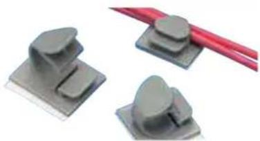 Panduit PCT-1081-B - Adhesive Backed Latching Wire Clips - 1