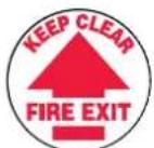 Panduit PCT-1081-B - Non-Slip Floor Signs - 23