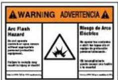 Panduit PCT-1081-B - Post labels clearly identifying electrical hazards to protect workers from arc flash, shock and electrocution. - 6