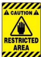 Panduit PCT-1081-B - Non-Slip Floor Signs - 35
