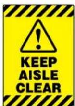 Panduit PCT-1081-B - Non-Slip Floor Signs - 33
