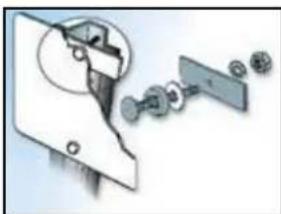 Panduit PCT-1081-B - Sign Mounting Plate - 1