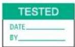 Panduit PCT-1081-B - Production Control Labels in Dispenser - 5