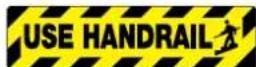 Panduit PCT-1081-B - Non-Skid Floor Signs - 7